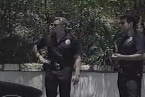 Rookie Cop Proves hellomself