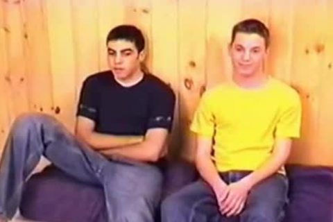 2 young men having a good time