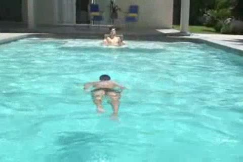 3 twinks, A Hose And A Pool