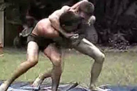 Mark Vs Jeff Wrestling PART 1