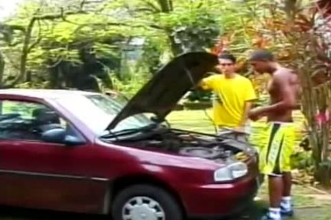 Interracial Pole Smoking Parade - Scene 2