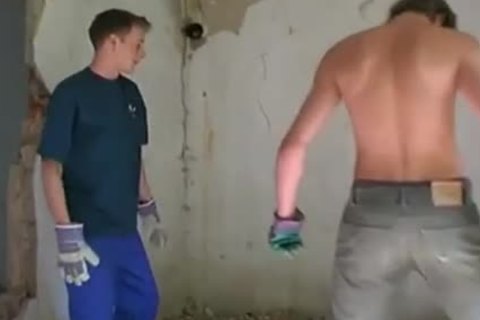 lascivious twinks At Construction Area