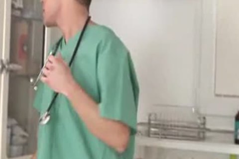 Doctor receives him Up Then Ficks him Cures  erection Problem