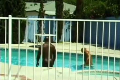 hawt Threeway Interracial banging Outdoor