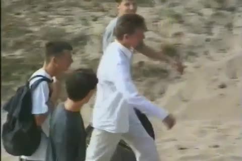 Smooth B-ys Meet At The Beach For Sex