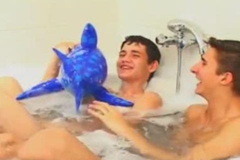 Just A bathroom Two stunning College twinks