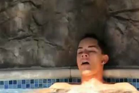 kinky gay boys sucking & pounding By Tthis man Pool