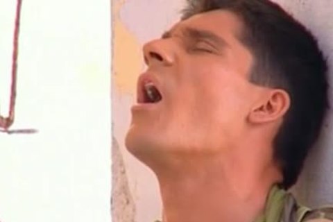 Army boys nasty pounding