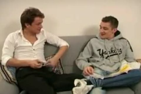 sweet gay guys Threeway banging