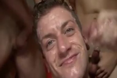 Luscious twinks enjoy gangplow