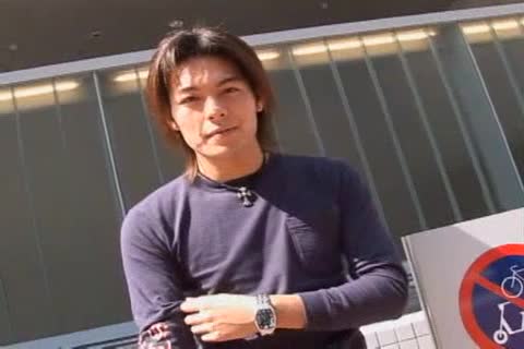 Handsome asian has a passion for sex