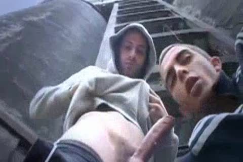 Fit Scally Chav fellows Outdoor threesome