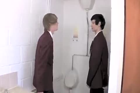teen lads student pound In bathroom