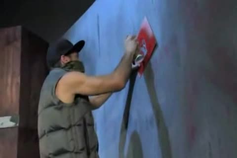 Cought Tagging On A Wall