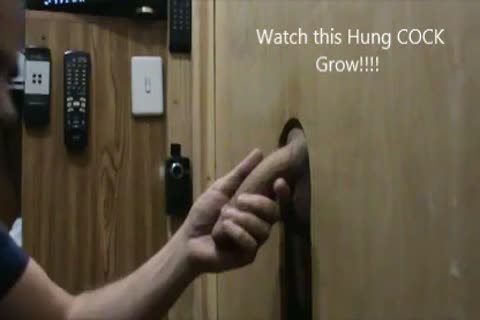 Gloryhole # 14 Curious HUNG stud