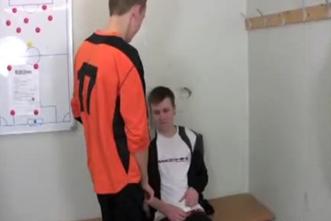 British Soccer twinks dril In The Locker Room