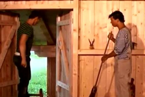 Travis receives asian penis