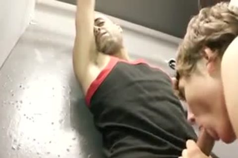 serf chained And sucked Off - Factory video scene