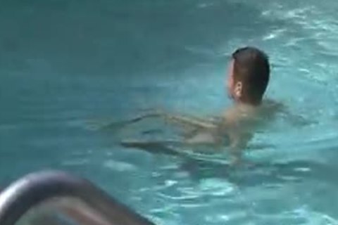 Swallowing cum After A Swim - Factory clip