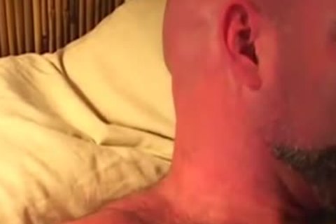 Alex blowing humongous Bear knob