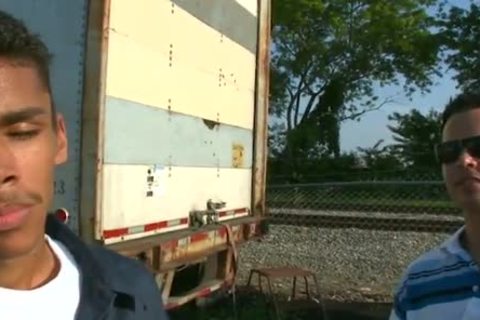 Latino Thug Takes A Hard penis In his arse