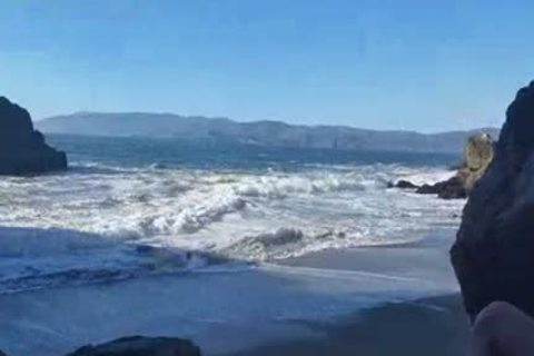 twink Masturbating At The Beach