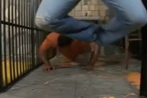 Four guys Wrestling And banging.