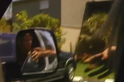 tight afellaur receives analed On The dark holebus