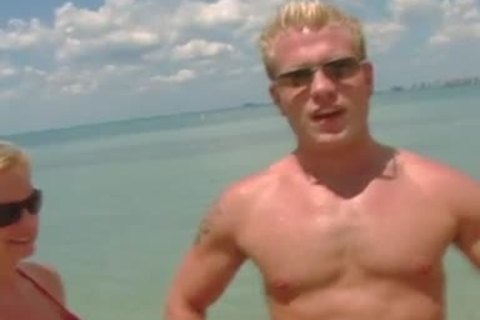 blonde Muscle Hunk Goes lusty On The Bus