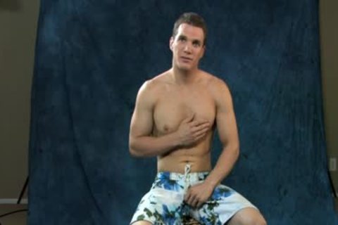 Dumb weenie Hunk Jerks Off greetingss big knob