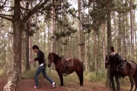 twink fellow MEDIA Two yummy twink boys plowing And cumming In The Woods