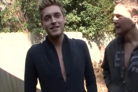 blonde Blue Eyed Hunk Is On His Knees Getting His juicy Face Creamed