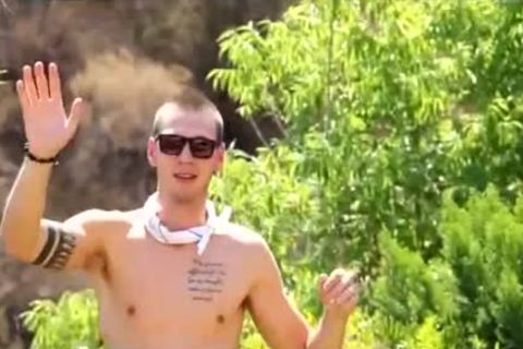 Thellock&monstrous poked By A monstrous-peckered twink Outside