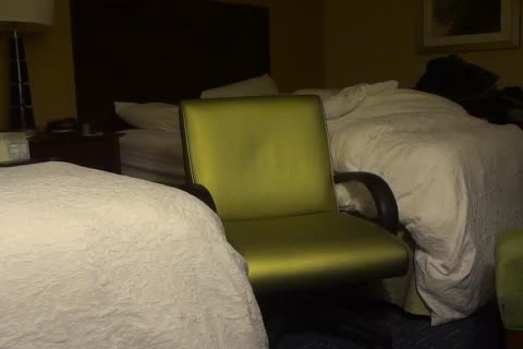 Rubbing One Out At The Hotel Wearing Striped Socks