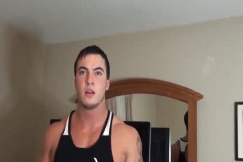 delicious Hunky Muscle tied And Tickled - Nick Eros