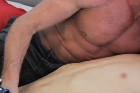 Young mature cumshot in a shop