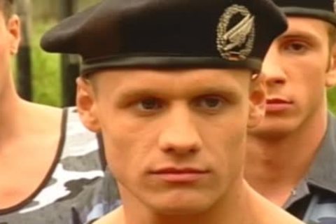 Three Military Hunks banging