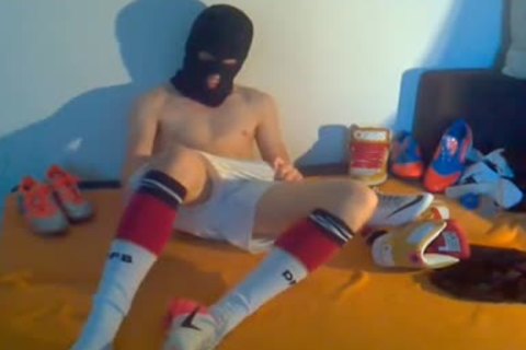 Me strokeing After A Soccer Game. But that's Not All. I Use My gazoo-plug For A horny pound!