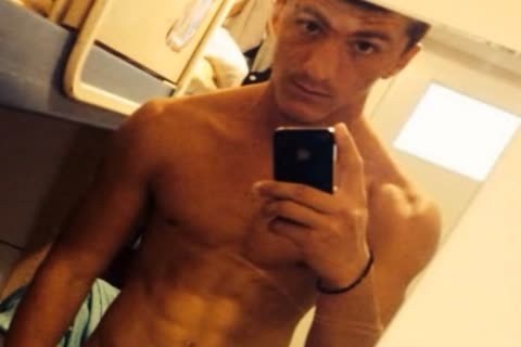 Albanian chap With Monster shlong cums On cam