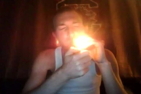 Smoking A Blunt Jackin A Load