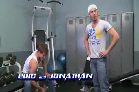 Eric & Jonathan pounding In Gym
