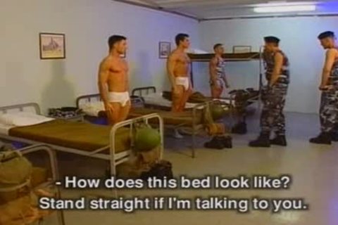 gay group bang In The Army Barracks