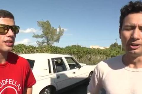 Outdoor blow job-stimulation And dirty fucking