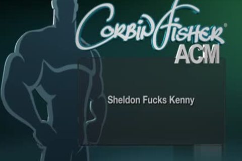 Young hunk enjoys nailing