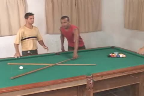 tight homosexual 3some On Tthellos dude Pool Table