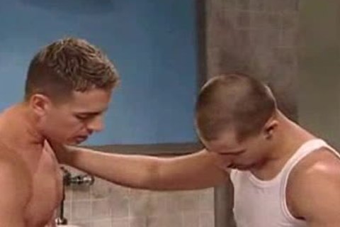 delicious bathroom threesome