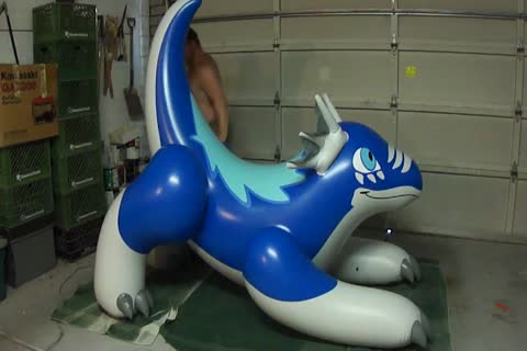 This Is A Custom Inflatable dildo That Is plenty of fun To Ride (and sperm All Over)