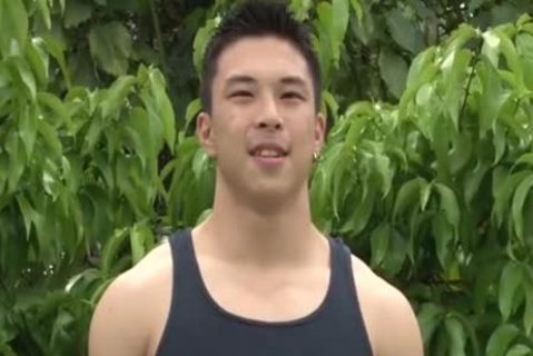 asian Hunk Public jerk offing