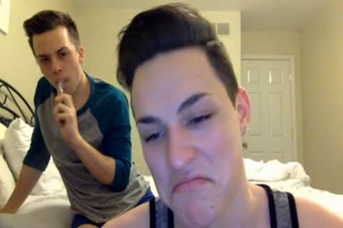 two Sweetest homosexual boyz painfully sleazy fuck On cam