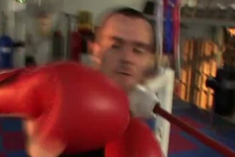 homosexual Boxing males Having Sex In The Gym